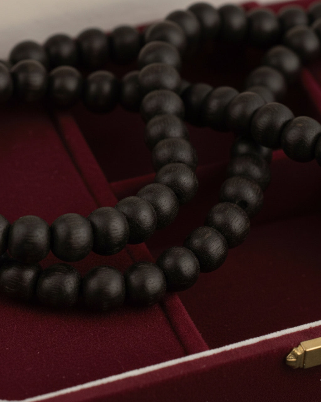 Original Karungali Mala 108 Beads Ebony Wood
