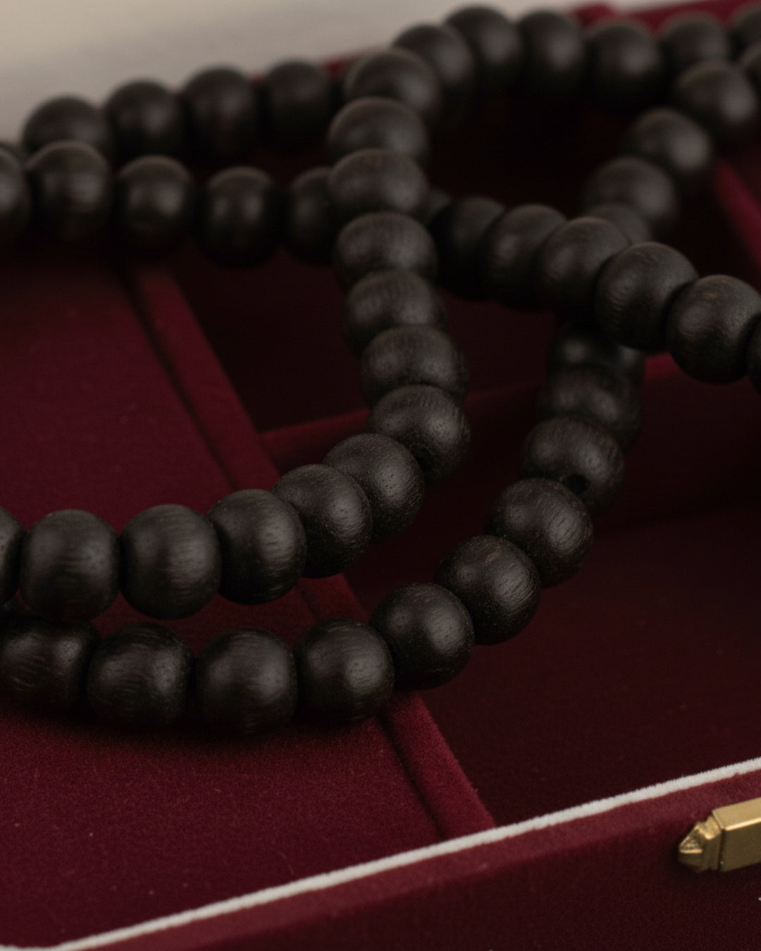 Original Karungali Mala 108 Beads Ebony Wood