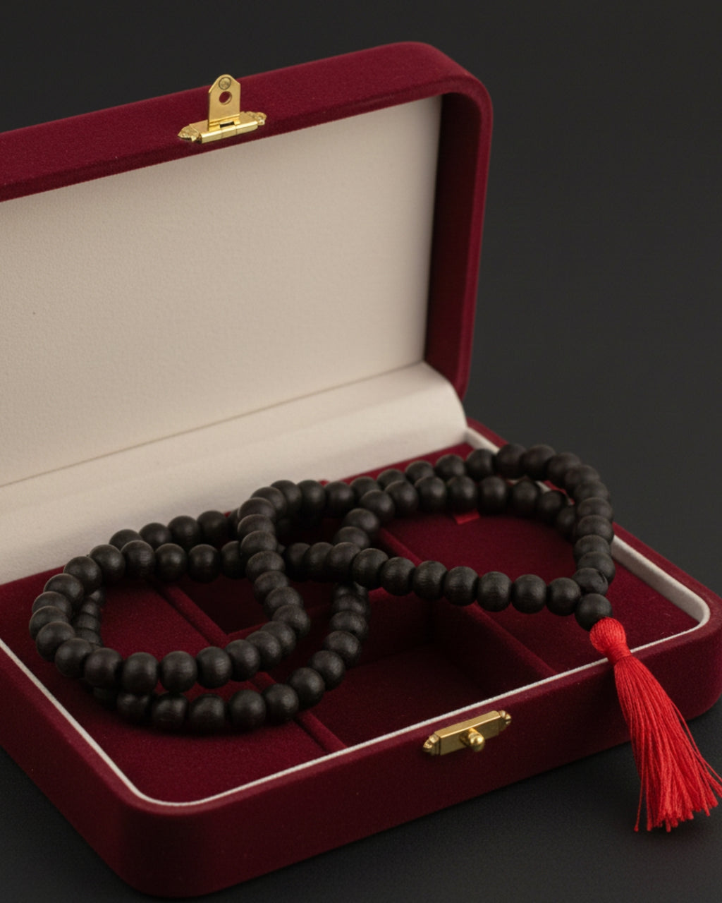 Original Karungali Mala 108 Beads Ebony Wood