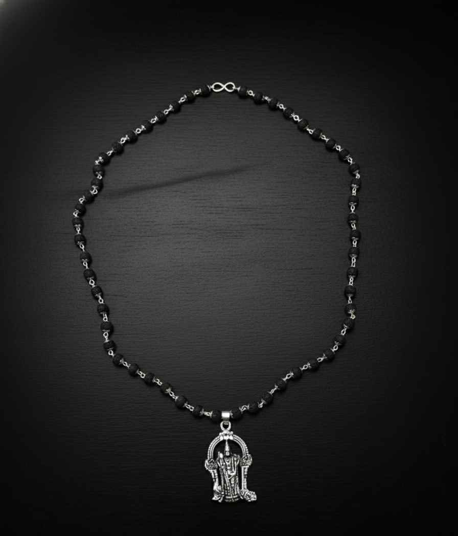 Karungali Mala With Murgan Locket
